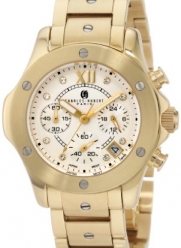 Charles-Hubert, Paris Women's 6782-G Premium Collection Gold-Plated Stainless Steel Chronograph Watch