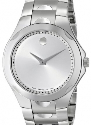 Movado Men's 606379 Luno Sport Stainless-Steel Silver Round Dial Bracelet Watch