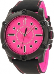 Juicy Couture Women's 1900934 Surfside Black Leather Strap Casual Watch