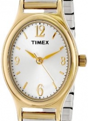 Timex Women's T26301 Elevated Classics Dress Two-Tone Expansion Band Watch