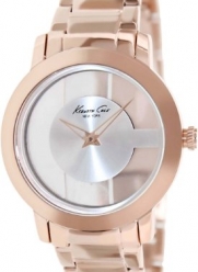 Kenneth Cole New York Round Rose-Gold with Transparent Dial Women's watch #KC4926