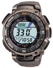 Casio Men's PAG240T-7CR Pathfinder Triple-Sensor Multi-Function Titanium Watch