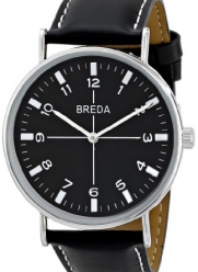 Breda Men's 1646D Analog Display Quartz Black Watch