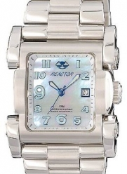 REACTOR Women's 83005 Ion Mother of Pearl Dial Stainless Steel Watch
