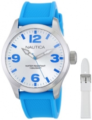 Nautica Women's N11623M BFD 102 MID 40mm Box Sets Japanese Three Hand Watch