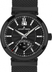 Jacques Lemans Men's 1-1697E Verona Classic Analog GMT Watch