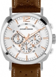 Jacques Lemans Men's 1-1645D Lugano Sport Analog Chronograph Watch