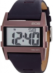 EOS New York Unisex 260SPUR Nocturne Tre Large Digital Display Purple Watch