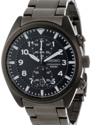 Seiko Men's SNN233 Chronograph Black Dial Watch