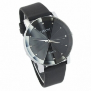 Youyoupifa Fashion Simple Design Black Couple Style Men's Wrist Watch