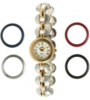 Peugeot Women's 623 Interchangeable 5 Bezel Gift Watch Set