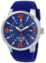 Joshua & Sons Men's JS64BU Analog Display Swiss Quartz Blue Watch