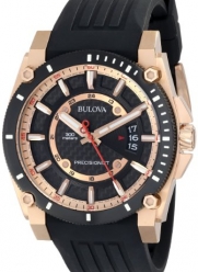 Bulova Men's 98B152 Precisionist Champlain Rubber Strap Watch