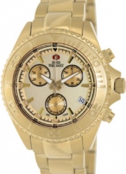 Swiss Precimax Women's SP12184 Manhattan Elite Gold Dial Gold Stainless Steel Band Watch