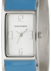 Vernier Women's VNR11134BU    Color-Block Bangle Watch