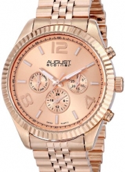 August Steiner Women's AS8096RG Analog Display Swiss Quartz Rose Gold Watch