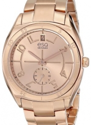 ESQ Movado Women's 07101402 esq ORIGIN tm Tonneau-Shaped Rose-Gold Plated Watch