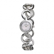 Grovana Women's Quartz Watch with Mother Of Pearl Dial Analogue Display and Silver Stainless Steel Plated Bracelet 4538.7133