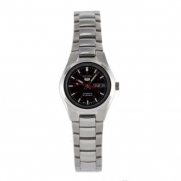 Seiko Women's SYMC27 Seiko 5 Automatic Black Dial Stainless Steel Watch