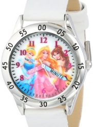 Disney Kids' PN1172 Analog Display Analog Quartz White Watch