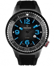 Kienzle Men's Quartz Watch POSEIDON XL Slim K2031053273-00390 with Rubber Strap