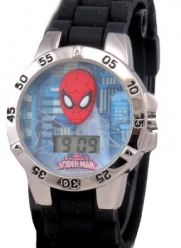 Marvel Comic Spider-Man Study Digit Watch with Silicon Band