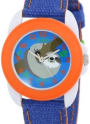 Sprout Unisex SC/1001ORWTBL Easy-to-Read Steve The Original Tree Hugger Dial Blue Organic Cotton Strap Watch