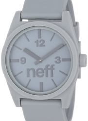 Neff Men's NF0201-grey Custom Designed Neff and PU Strap grey Watch