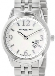 Raymond Weil Women's 5670-ST-05907 Freelancer Stainless Steel Mother-Of-Pearl Dial Watch