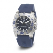 USMC Wrist Armor Men's 37WA0121G01A Analog Display Swiss Quartz Blue Watch