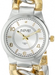August Steiner Women's AS8112TTGAnalog Display Swiss Quartz Two Tone Watch