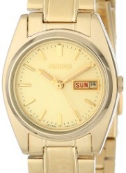 Seiko Women's SXA122 Functional Gold-Tone Stainless Steel Watch