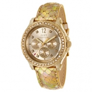 Juicy Couture Women's 1901062 Pedigree Gold Metallic Leather Strap Watch