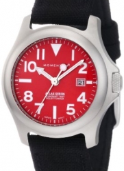 Momentum Women's 1M-SP01R6B Atlas Red Dial Black Cordura Watch
