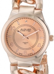 August Steiner Women'sAS8112RGAnalog Display Swiss Quartz Rose Gold Watch