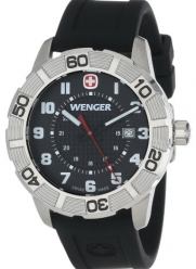 Wenger Men's 0851.101 Sport Roadster Stainless Steel and Silicone Watch