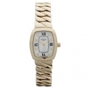 Rotary Ladies Analogue Gold Plated Solid Bracelet Metal Strap Watch LB02441/40