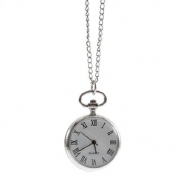 Generic Antique Dial Quartz Round Pocket Watch with chain Mechanical Movement Pendant Necklace Watch Roma number For Men Women lady girl