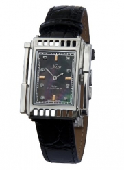Xezo Unisex Architect Swiss Made Limited Edition Tank Watch. No Two Watches Are Alike. Natural Black Mother of Pearl. Surgical Grade Stainless Steel Case. Sapphire Crystal. 165 FT WR. Art-Deco Vintage Style. Individually Numbered. For a Limited Time only