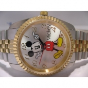 Disney Mickey Mouse Stainless Steel Bracelet Watch MCK850 Two Tone choice of mens