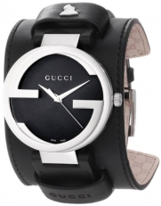 Gucci Unisex YA133201 :Interlocking Special Edition Grammy Stainless Steel Watch with Leather Band