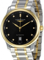 Longines The Master Diamond Black Dial Mens Watch L2.628.5.57.7