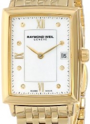 Raymond Weil Women's 5956-P-00995 Tradition Gold PVD-Coated Watch with Diamonds