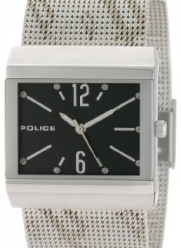 Police Women's PL-10813BS/02MA Virtue Black Dial Stainless-Steel Mesh Bracelet Watch