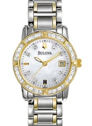 Bulova Women's 98R107 Diamond Accented Calendar Watch
