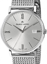 Maurice Lacroix Unisex EL1087-SS002-110 Eliros Analog Display Analog Quartz Silver Watch