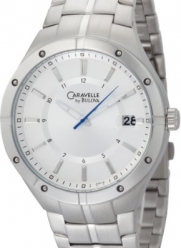 Caravelle by Bulova Men's 43B116 Silver Dial Bracelet Watch