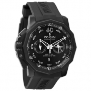 Corum Admiral Cup Seafender Black Dial Automatic Rubber Men Watch 753.231.95/0371 AN13