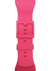 Wize & Ope Unisex ST-14 Fluo Pink Polyurethane Strap