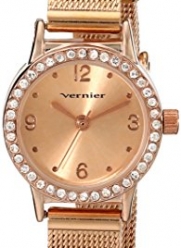 Vernier Women's VNR11182RG Analog Display Japanese Quartz Rose Gold Watch